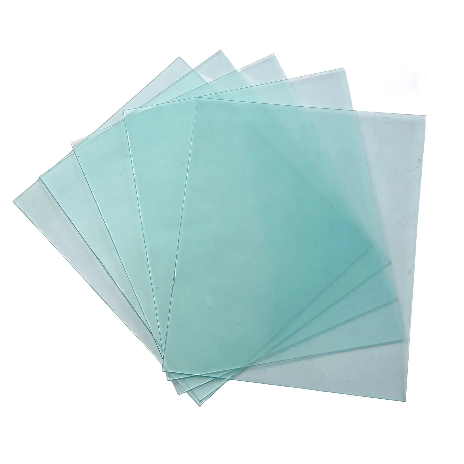 Pack Of 5 Argon Arc Welding PC Protective Film Welding Helmet Anti-spatter Lens Splash Protection Transparent Lens New welding filter lens welding helmet accessory