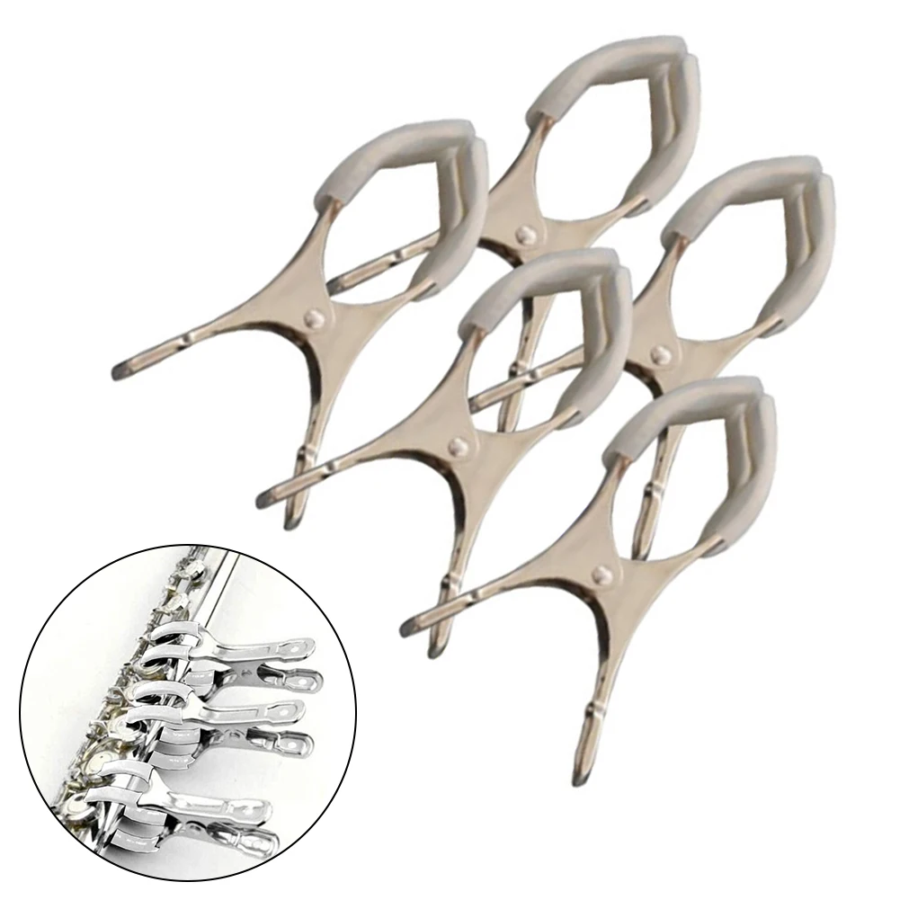 Clarinet Repair Clips Sax Spacer Clips Comfortable Grip Handle Compact Design Instrument Maintenance Clarinet