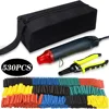 Hot Air Gun 300W Electric Heat Blower Tool Kit for DIY Shrink Tubing Soldering Wrap Plastic Rubber Stamp with heat shrik tube 1
