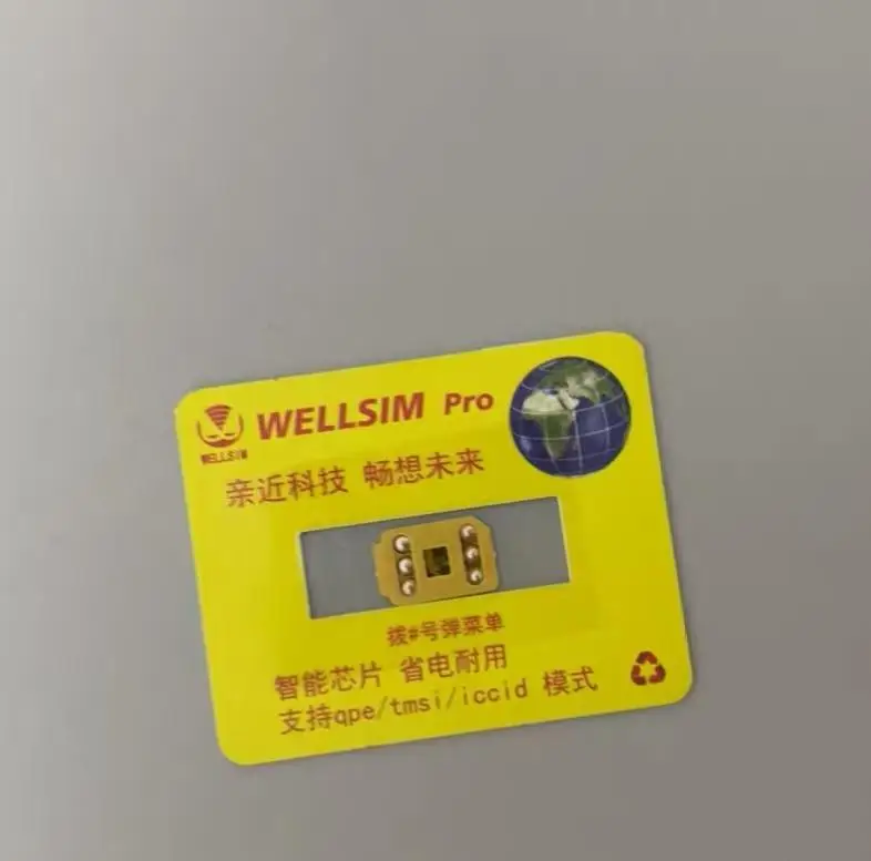 Wellsim Pro V4.1 with QPE Mode MEP Way for iPhone6 to 17promax 4