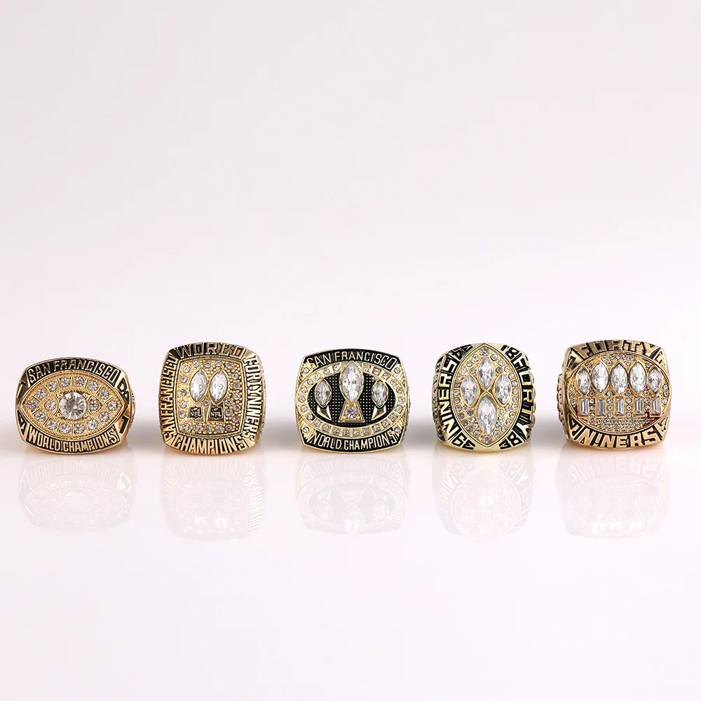 

High qualit Free shipping 49ers Championship ring Set souvenir Gift for Friends Ring Gift Fan souvenir ring Same day delivery