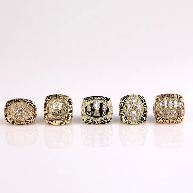 High quality 49ers Championship ring Set souvenir