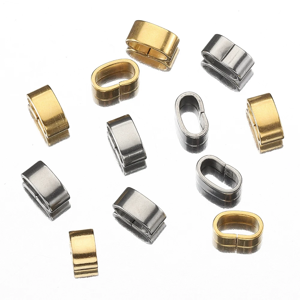 20 stücke Edelstahl verbinder Verschluss Anhänger Clips Haken Schnalle Charms für Halskette Armband Schmuck machen DIY Großhandel – Detail 7