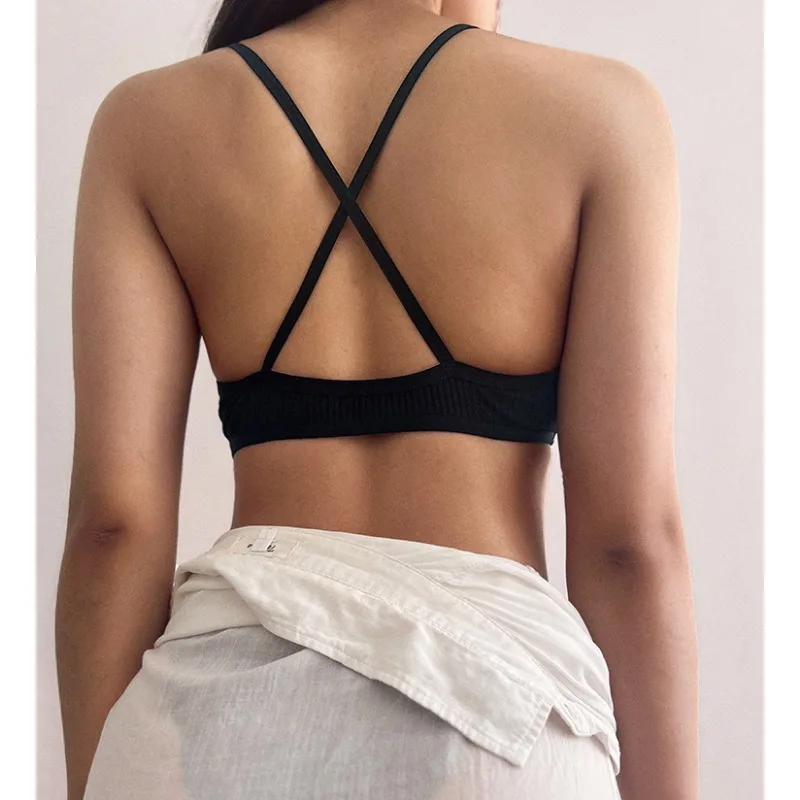 NEO BRALET, BLACK & DARK CHARCOAL