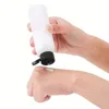 5PCS 30/50/100ML Refillable Empty Plastic Transparent Bottle with Flip Cap Portable Squeeze Shampoo Conditioner Travel Bottles 2