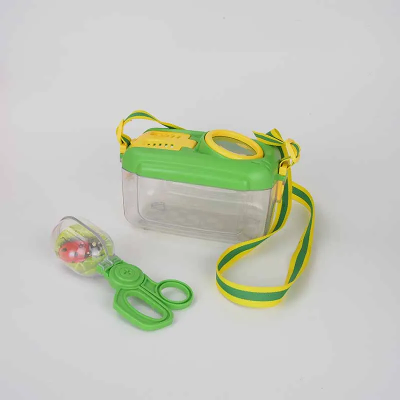 Children's Multifunctional Outdoor Exploration Insect Clip Transparent Insect Observation Box Set Creative Fun Adventure Toys