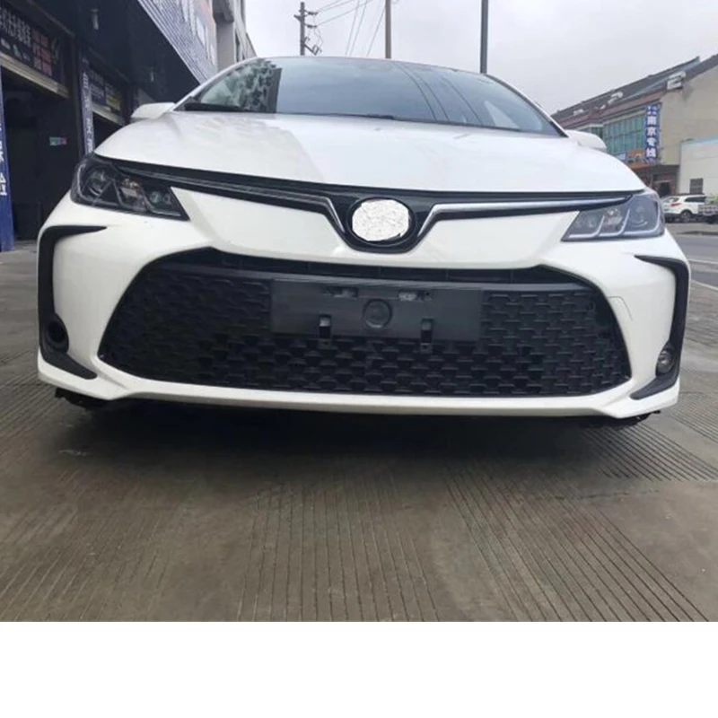 Toyota Corolla 2019-2023 년 레이싱 그릴 앞 범퍼 자동차 그릴 개선 된 장식 커버 바디 키트
