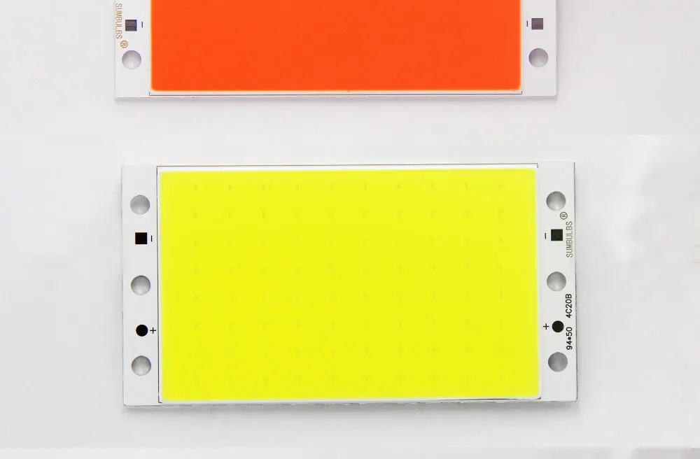 Sumbulbs DIY LED-Panel-Licht, 94 x 50 mm, 1500 lm, ultrahell, warm, natürlich, kaltweiß, blau, DC 12 V, 15 W, COB-Platine, LED-Lampe – Detail 7