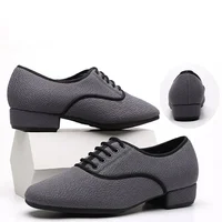 Latin Dance Shoes Soft Modern Dancing Shoes For Men Ballroom Dancing Social Dance Shoes Sneakers Square Canvas Shoes 1