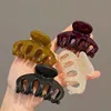 Elegant Solid Small Pumpkin Hair Claw For Women Girls Sweet Hair Ornament Claw Clip Hairpin Hair Clip Fashion Hair Accessories