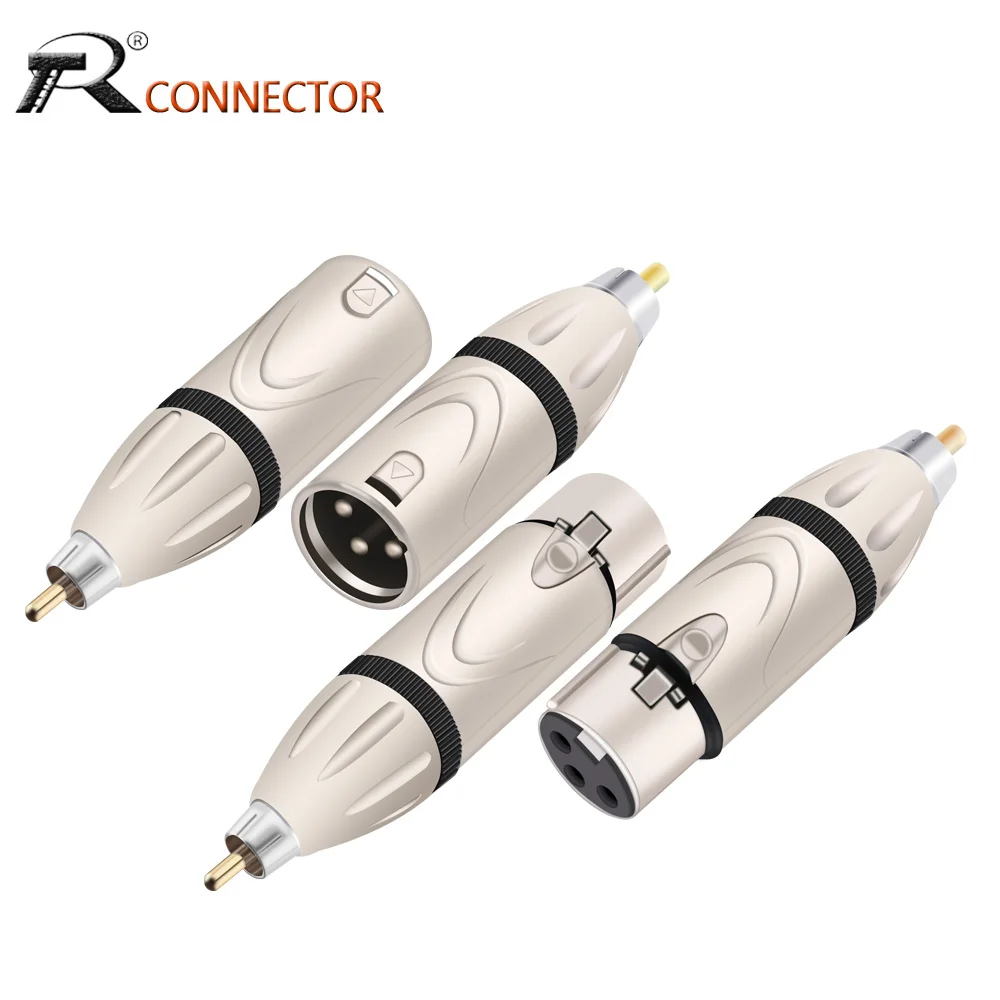 1 шт., переходник с RCA на XLR