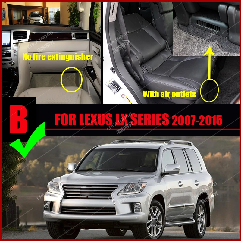 APPDEE 렉서스 LX 시리즈 470 570 자동차 바닥 매트, 5 좌석 2007 2008 2009 2010 2011 2012 2013 2014 2015, 맞춤형 자동 발 패드