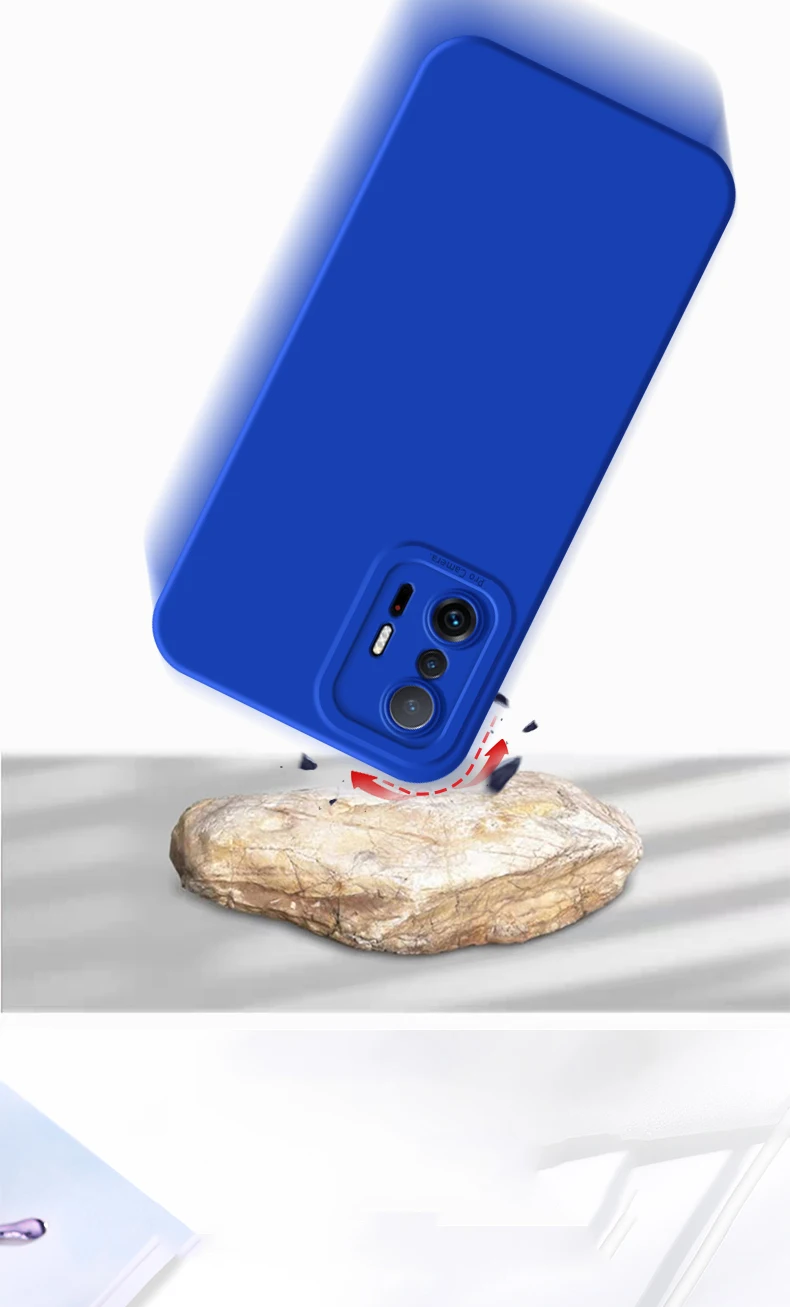 Coque de téléphone carrée mate Candy pour Xiaomi Mi 11 Lite 5G NE Coque en silicone So pour Xiaomi 12 Pro 12X Mi 11T 10T Pro 11 Lite_voghion.com