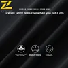 8xl Size Ice Silk Trousers Men's Spring Summer Fashion Drawstring Elastic Waist Straight Pants Casual Comfortable Jogging Pants 3