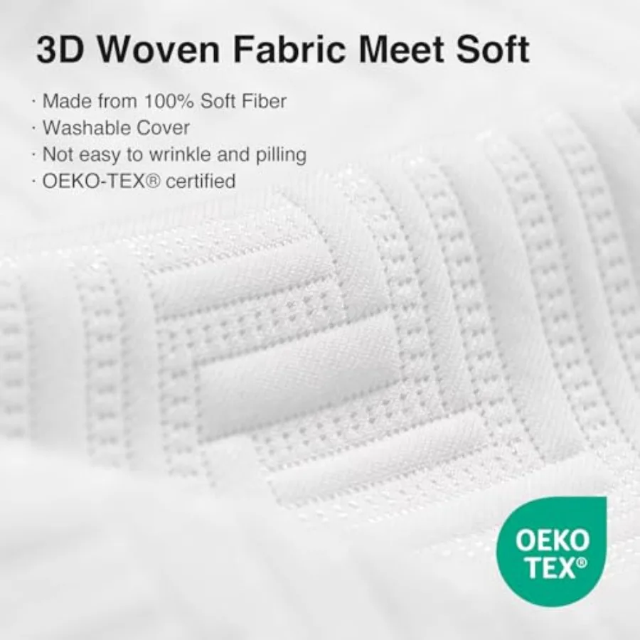 Twin XL Mattress 6 Inch Gel Memory Foam Mattress Twin XL in a Box for Pressure Relief Body Support Cooling Sensation CertiPURUS