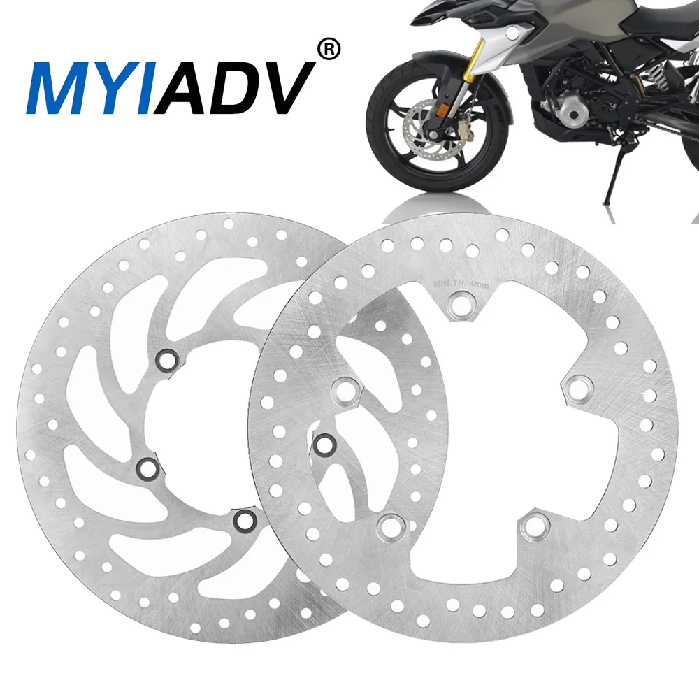 

1 PC Stainless Steel Motorcycle Front or Rear Brake Disc Rotor For BMW G310GS G310R G310 GS G 310 R 2017 2018 2019 2020 2021