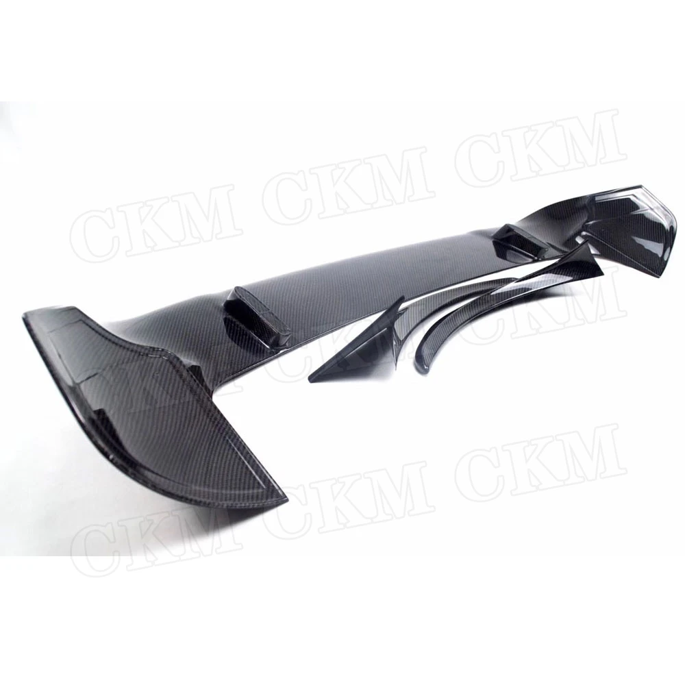 

Carbon Fiber Rear Roof Spoiler Side Knife Wings Fit For Maserati Levante 2016 2017 2018 2019 MS Style Trim Aprons Winglet