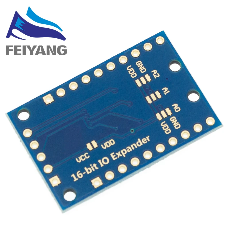 SAMIROB PCF8575 Modul Erweiterung IO-Port Expander Board DC 2,5-5,5 V I2C Kommunikationssteuerung 16 IO-Ports für Arduino – Detail 3