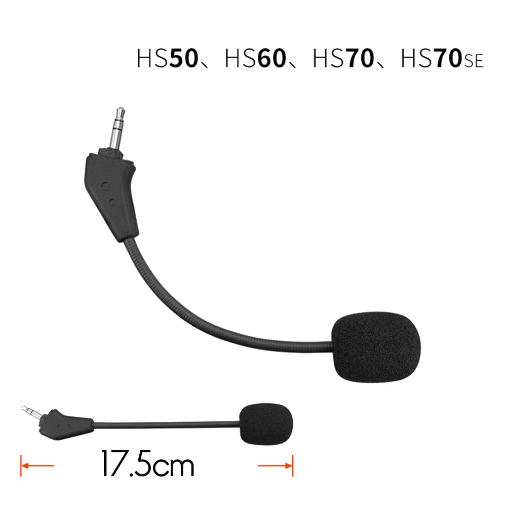 Corsair HS50 Pro HS60 HS70 SE 교체용 게임 마이크, 게이밍 헤드셋 헤드폰, 구즈넥 마이크 Aux 3.5mm