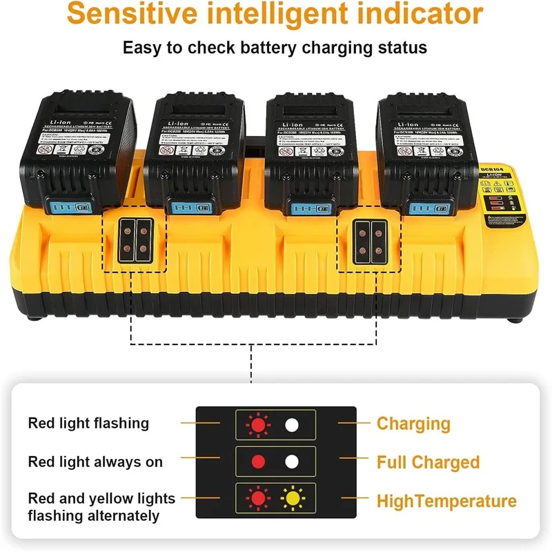 Fully Charged Dewalt Drill Charger Blinking Red DEWALT Battery