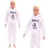 Handmade Ken Doll Clothes T-shirt + Trousers For Barbie Dress Accessories Fashion Daily Clothing Toys For Gils Birthday Gift 2