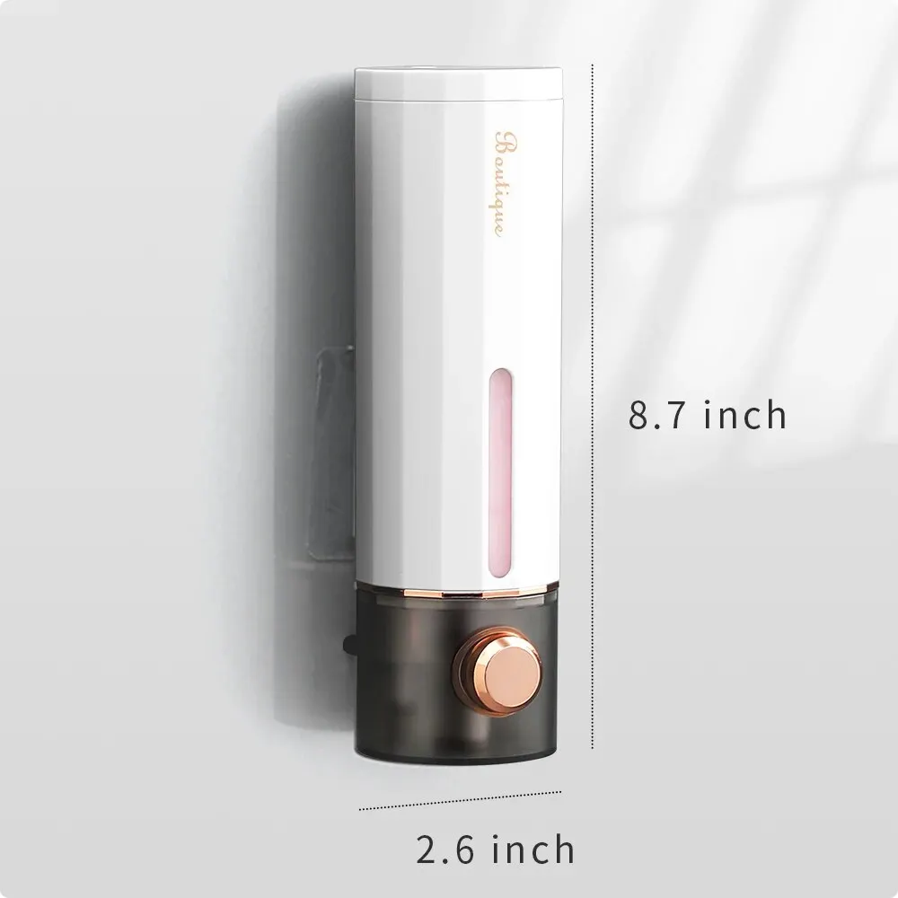 Soap Dispenser Non-Perforating Wall Hanger for Hand Sanitizer Shower Gel Shampoo