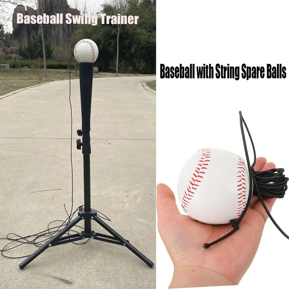 Baseball Trainer Batting Training Equipment Baseball Batting Trainer Hitting Practice Equipment for Baseball and Softball 5