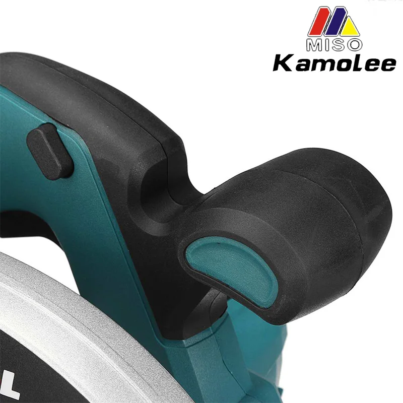 Kamolee 가정용 DIY 전기 원형 톱, 마키타 18V 배터리 호환, 7 인치, 21V, 6.0Ah, 6000mAh