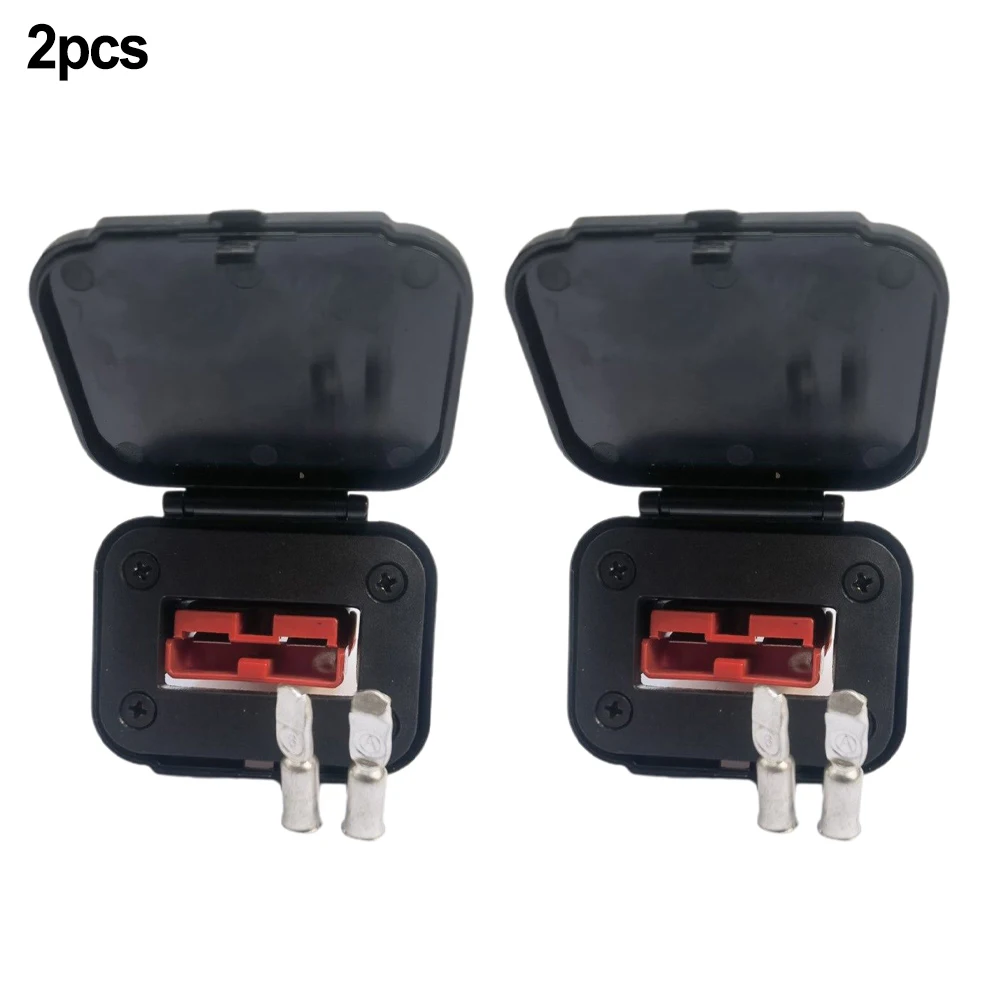 Twin Dual Flush Mount 50 Amp For Anderson Plug Mounting Bracket Caravan Trailer Truck For Anderson Connection Plug Connector 1pc