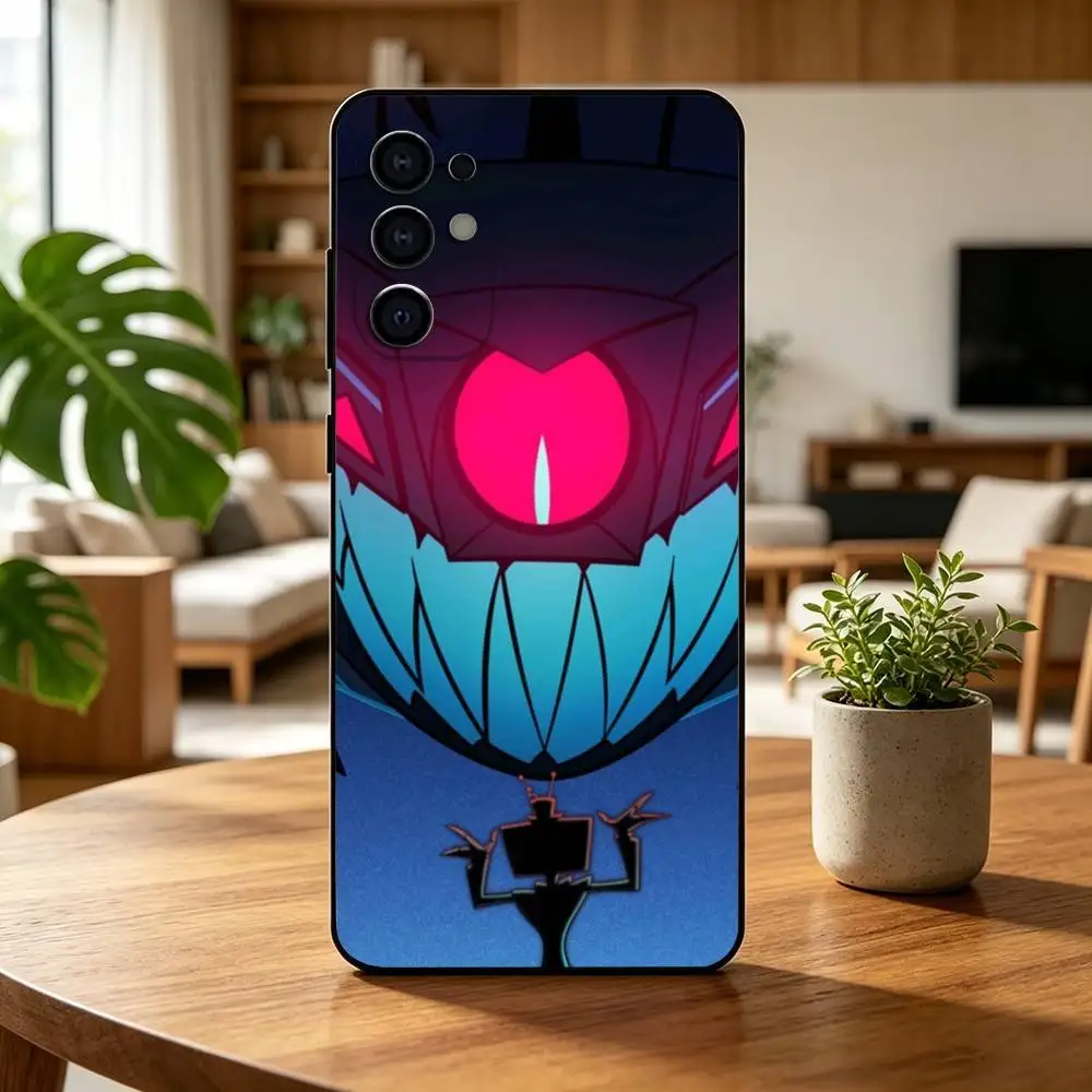Alastor Hazbin Hotel Soft Silicone Black Phone Case