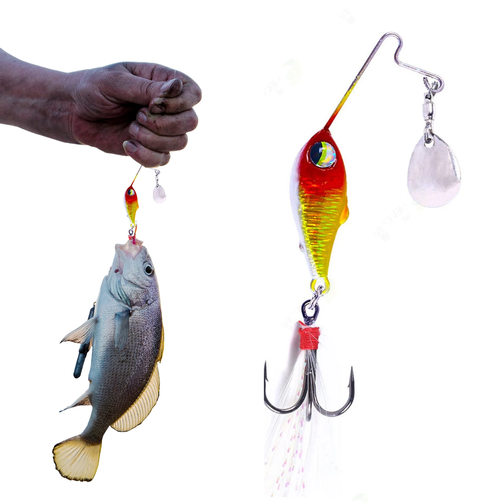 Spinner Baits  Fishing Lure - Sequins Fishing Lure High