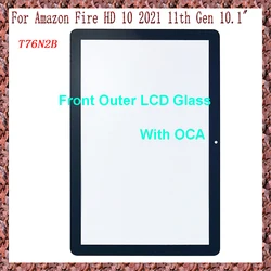 Enhanced Touch Screen Panel for 10.1 Tablets - High - Quality Front Outer LCD Glass with OCA Integration (Only Glass With OCA)