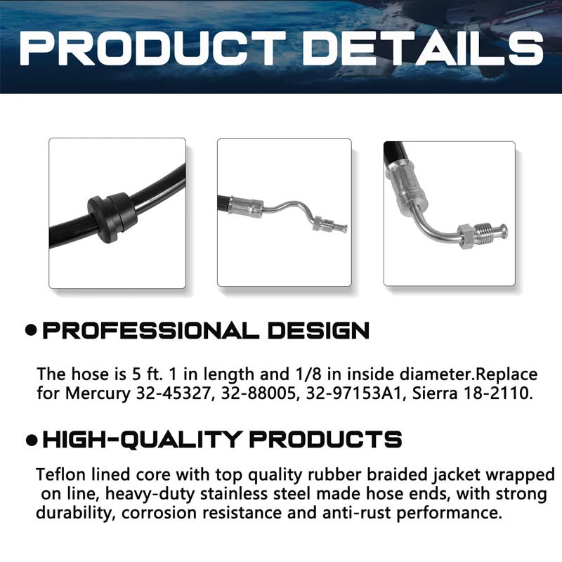 Рисунок 4 - Шланг для подвесного мотора Mercury Mariner 40-88005 л