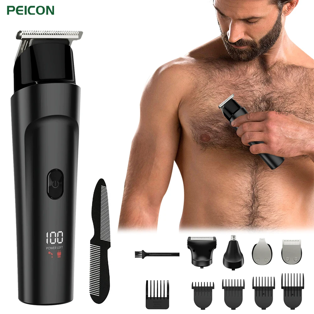 Electric Shaver for Men MultifunctionalBody Underarm Bikini Chest Electric Razor USB Rechargeable Facial Beard Nose Hair Trimmer