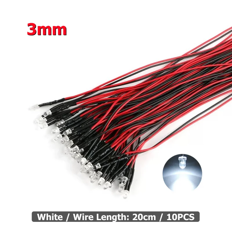 ตัวเลือกสินค้า หลากสี LED สำหรับรถโมเดล RC