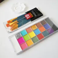20 Color Body Art  Face Body Painting Kit Stage Makeup Waterproof Halloween Christmas Oil based Paint Cream Palette 2