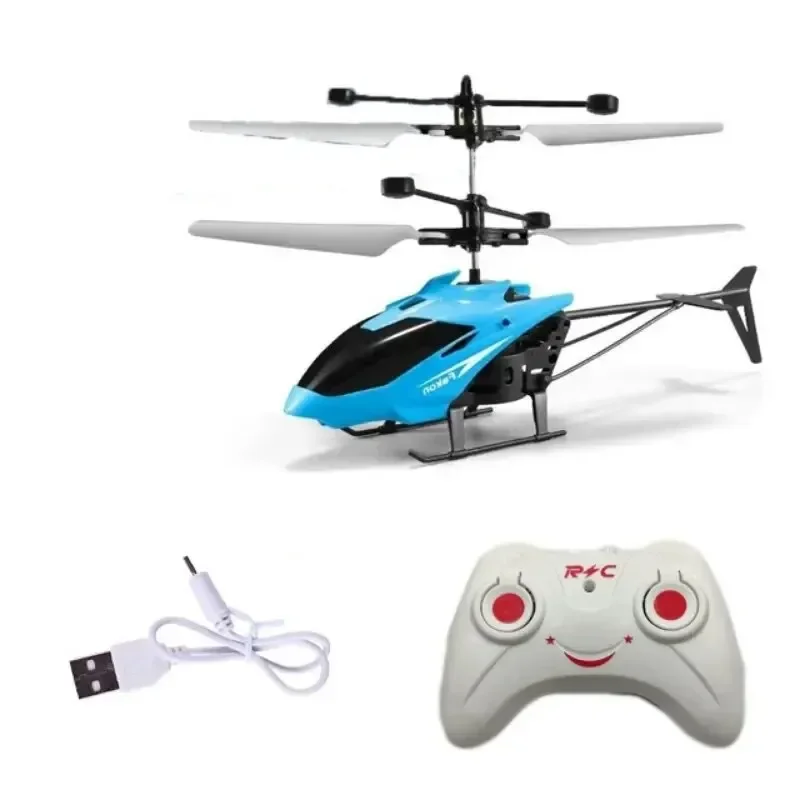 Rechargeable Mini RC Drone Remote Safe Fall-resistant RC Helicopters Drone Children Toys 5