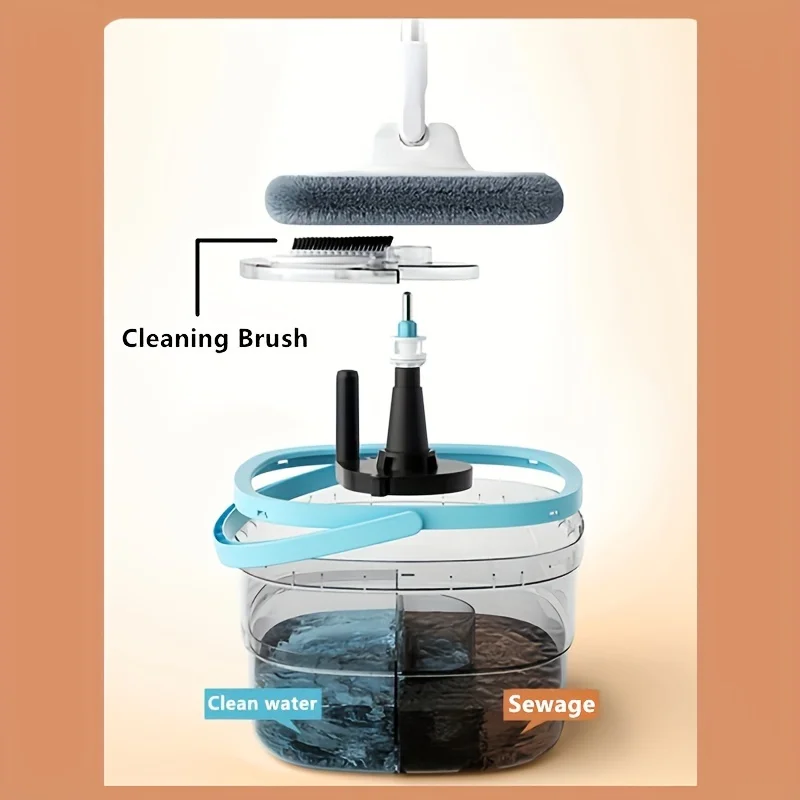 Mop Replacement Cloths - 5pcs Strong Decontamination Cleaning Tools for Flat Mop