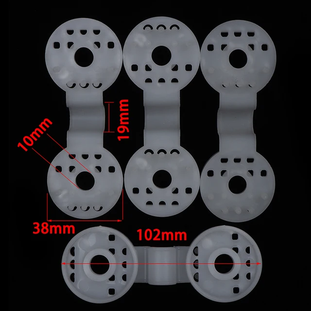 10Db Napernyő Nettó Klipkert Szerszámok Üvegházhatású Árnyékoló Ruhák Rögzítése Rögzítse A Bilincset Műanyag Grommet Kerítés Háló Beépítő Horog 102*38 Mm - Image 3