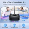 Conference Speakerphone M0 Plus, 4 AI Mics 360° Voice Pickup, Noise Reduction, USB C Speaker, Bluetooth Conference Speaker 3