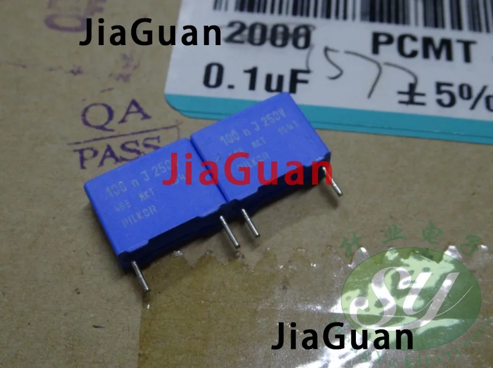 

50PCS NEW BC PILKOR MKT 0.1uf/250v P10MM blue film capacitor VISHAY 104/250V mkt 0.1uf 250v 100nf u1 104