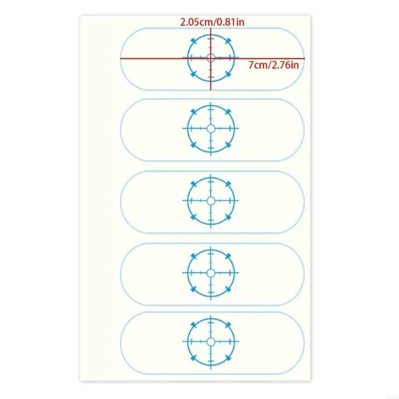 Golf-Trainingshilfen für Hölzer, Eisen und Putter, Golf-Schlagband-Etiketten, Golfschläger-Schlagaufkleber, Schwungband zum Üben – Detail 7
