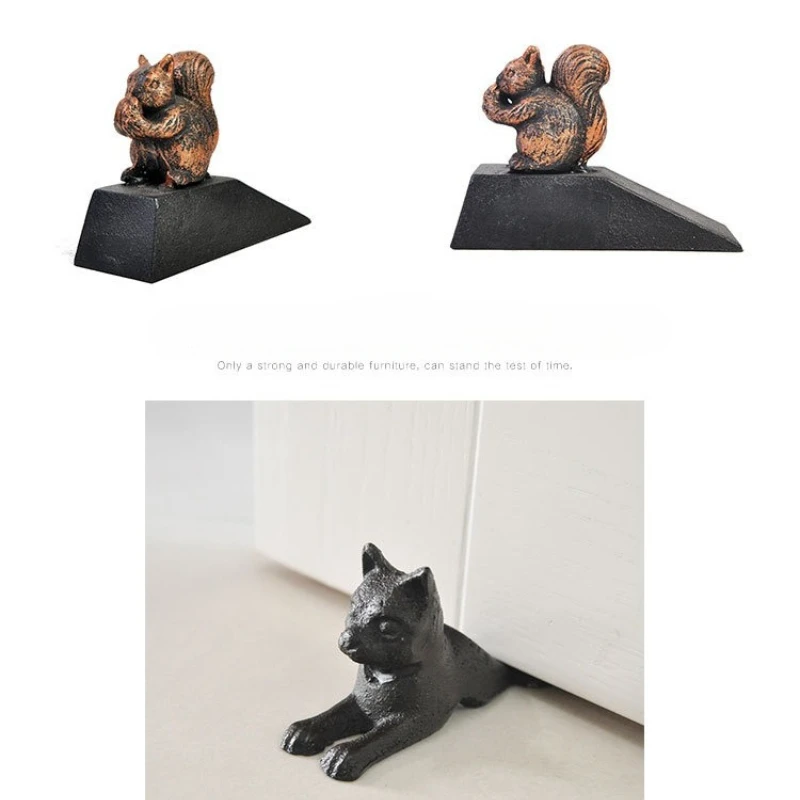 Cast Iron Animal Door Wedge Stopper
