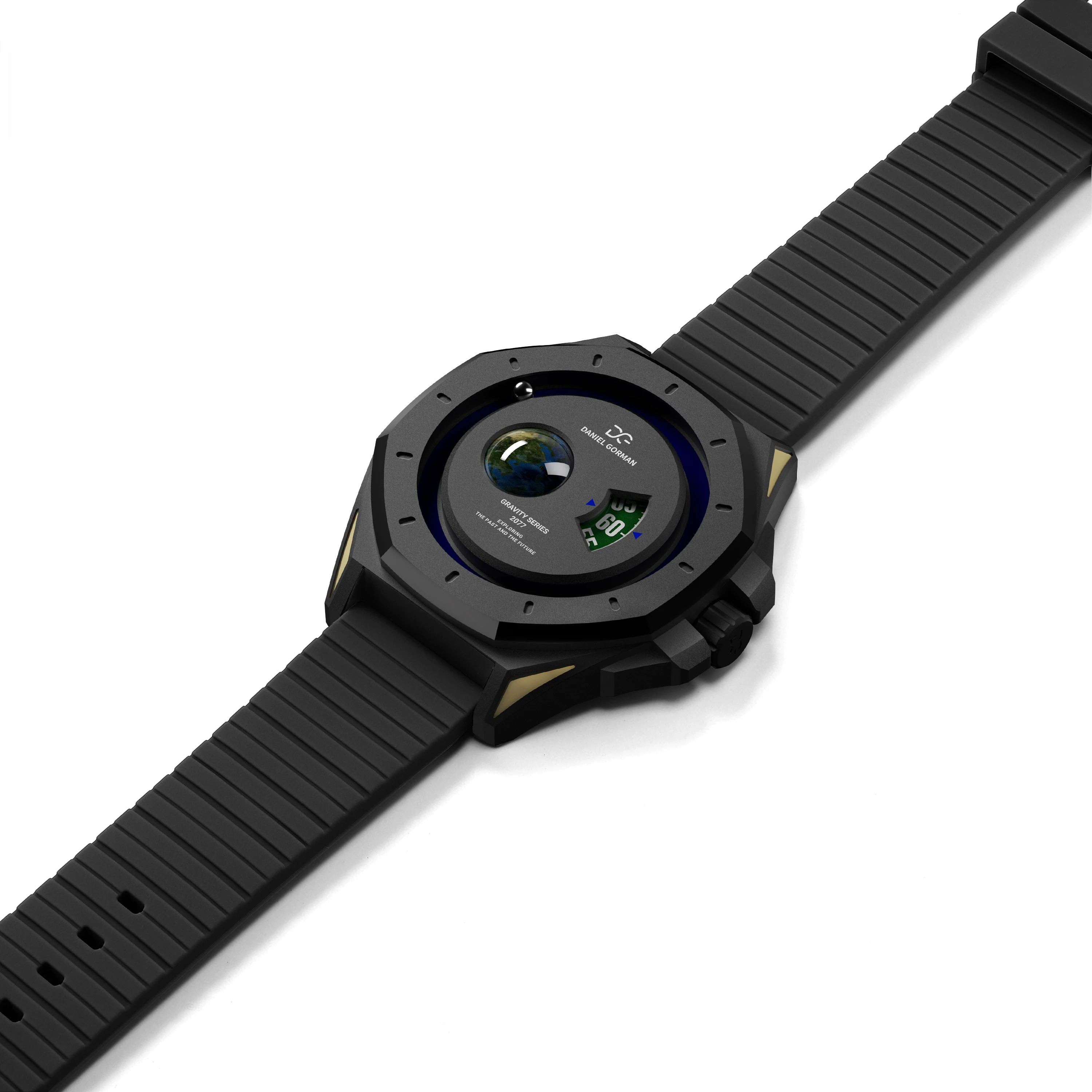 Gorman Watch DG0132.KE Head Turner Design Three Body Black Earth Watch Streetwear Limited Edition Biking Hiking Outdoor Gifts AA