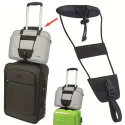 Durable Black Nylon Travel Cargo Strap with Cam Buckle (Black)