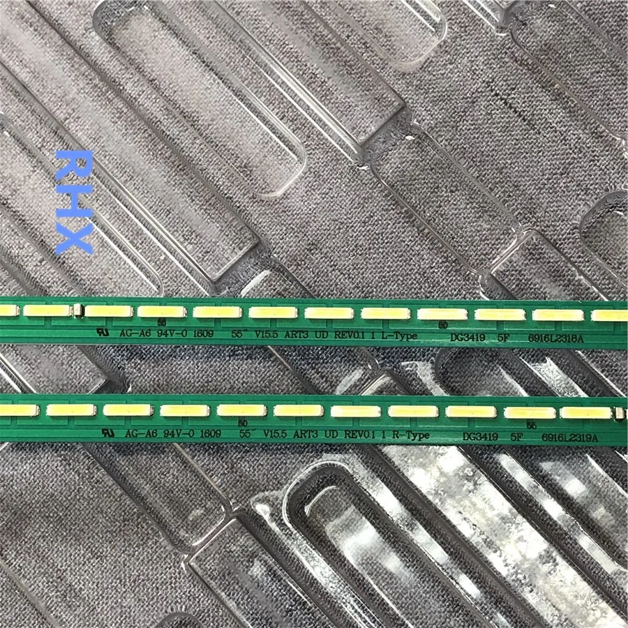 60LED 602mm LED backlight strip for 55UF6450 55UH6150 55UF6430 6916L2318A 6916L2319A 6922L-0159A LC550EGE 100%NEW led strip led backlight kit