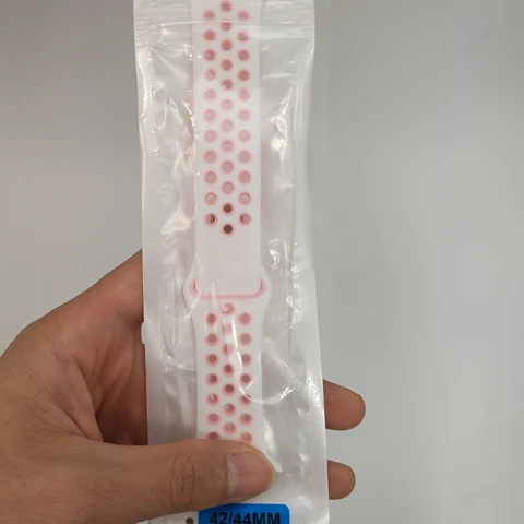 Smart Watch Breathable Sport Silicone Strap (42/44/45mm) Rubber Soft Bracelet Strap for iWatch