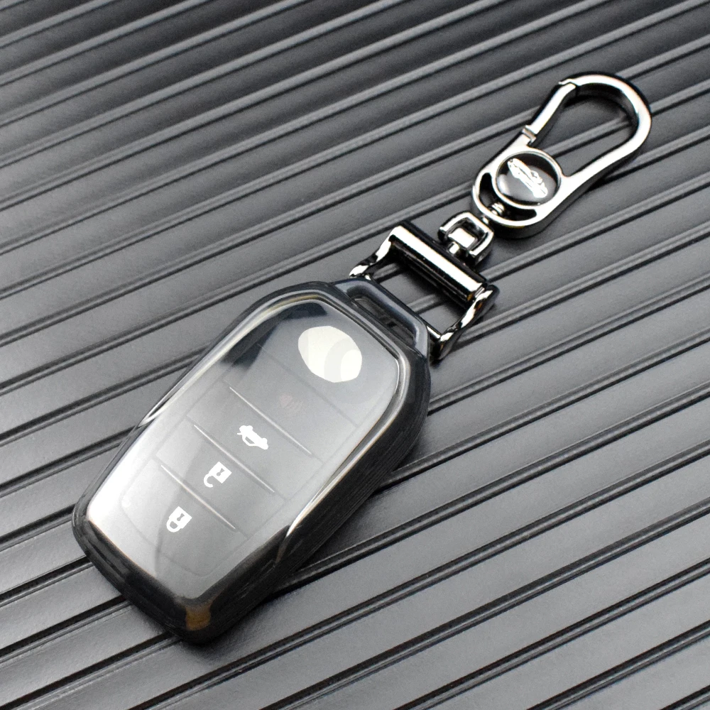 Premium Transparent TPU Key Case Cover