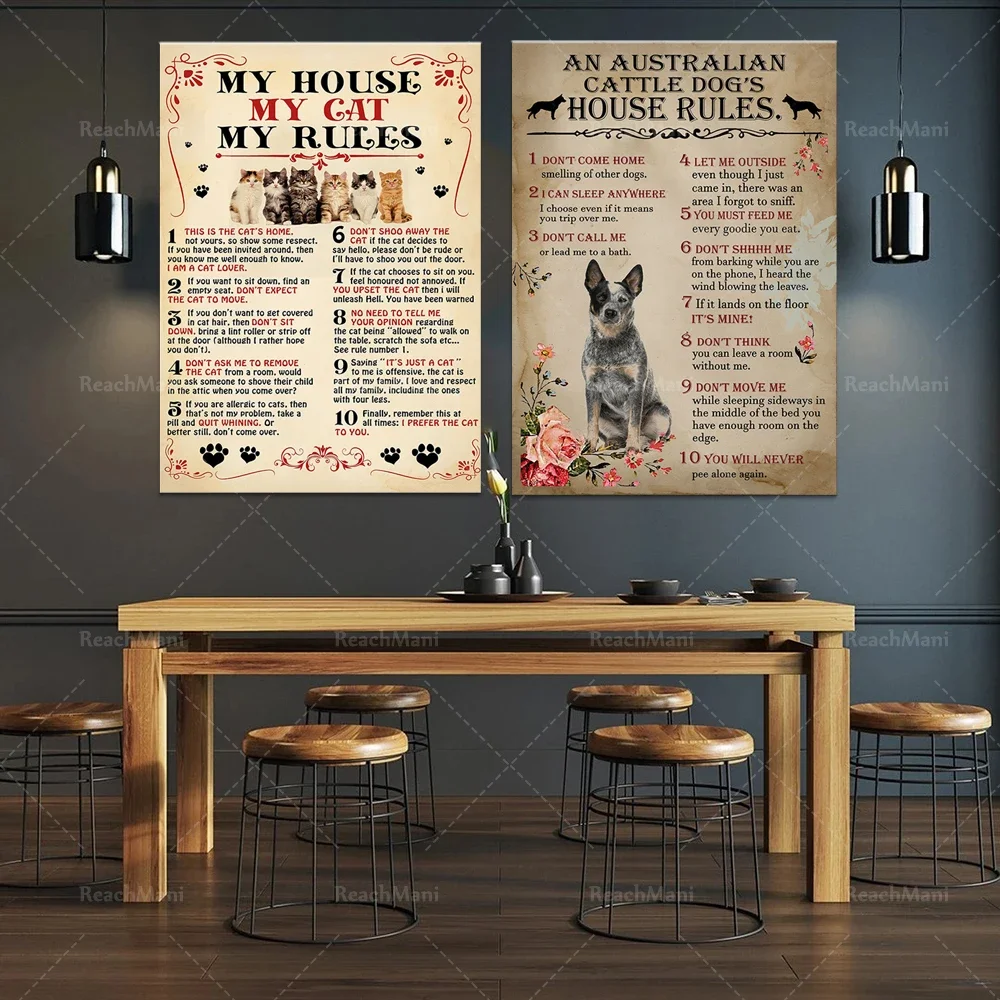 my-house-my-cat-my-rules-funny-poster-for-kitten-lovers-australian-cattle-dog-house-rules-poster