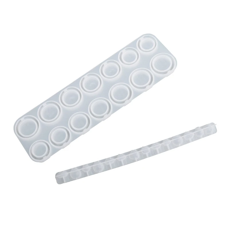 

Silicone Diamond Mold Resin Rings Casting Mould Pendant Jewelry Making Epoxy DIY